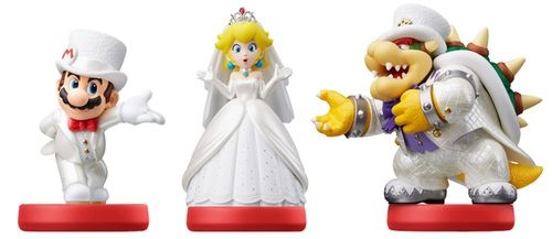 Amiibo Super Mario - Wedding Trio
