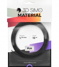 3Dsimo Filament PLA - czarny, złoty, szary 15m