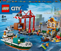 LEGO CITY 60422 Port z barką