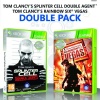 X360 Splinter Cell Double Agent&Rainbow 6 Vegas