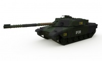 R/C Czołg British MBT Challenger 1 Forest 1/72