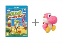 WiiU Yoshi's Woolly World + amiibo Yarn Yoshi Pink