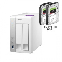 QNAP TS-231P + 2x3TB HDD RAID1