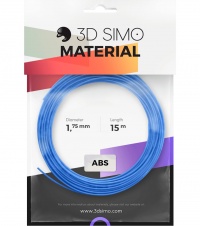 3Dsimo Filament ABS - niebieski, zielony, żółty 15m