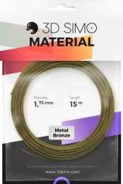 3Dsimo Filament METAL - złoty 15m