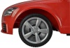 Elektryczne auto Audi TT RS Plus czerwone