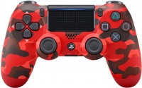 PS4 DualShock 4 Wireless Cont. V2 Red Camouflage