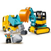 LEGO DUPLO® Town 10931 Koparka samochodowa i gąsienicowa