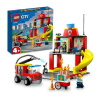 LEGO CITY 60375 Remiza strażacka z wozem strażackim