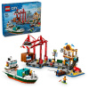 LEGO CITY 60422 Port z barką