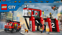 LEGO CITY 60414 Hasičská stanice s autem